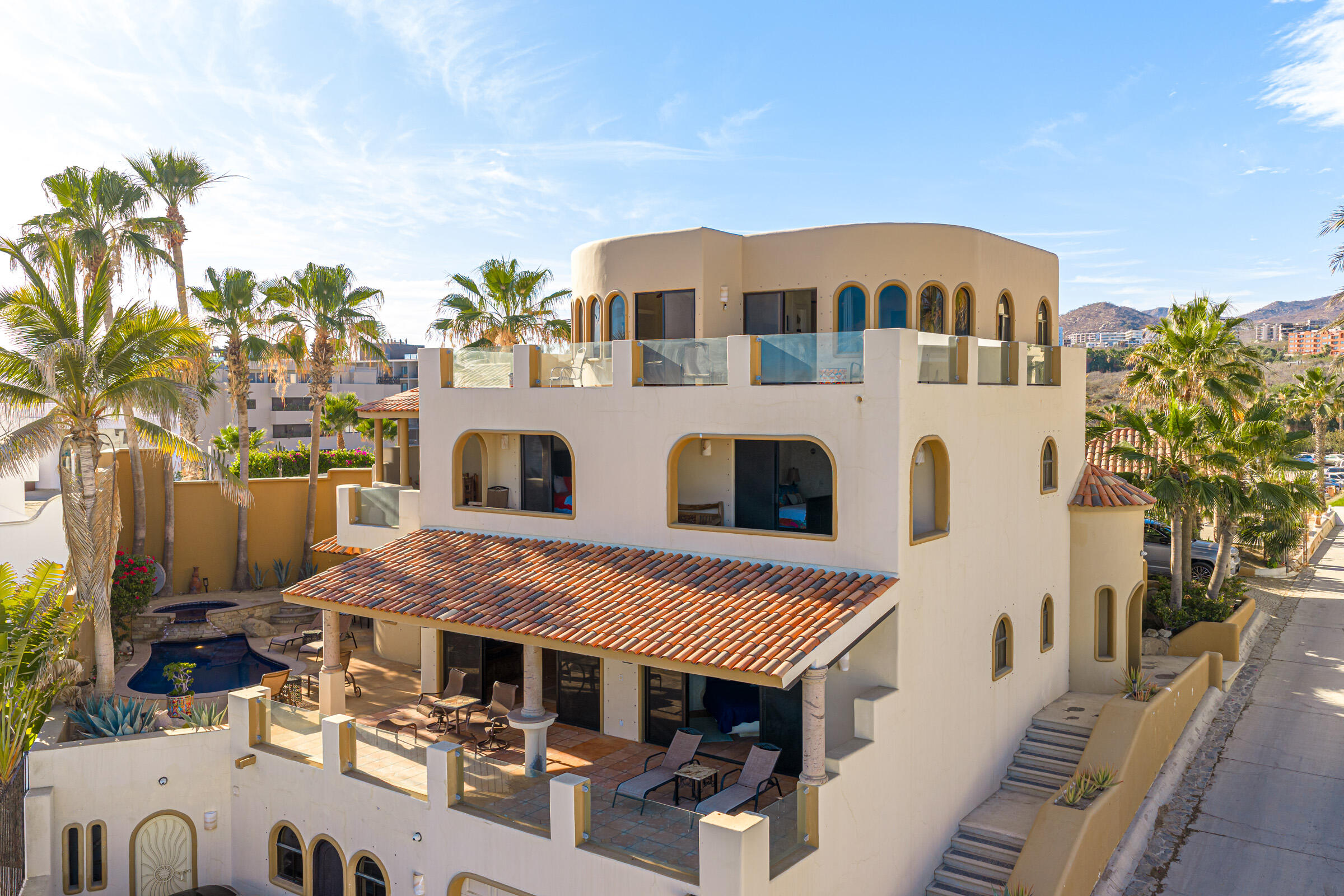 Chileno Bay Misiones Del Cabo Perched above the stunning coastline of Misiones del Cabo, Casa Misiones is a beautifully designed four-bedroom, four-and-a-half-bath residence offering breathtaking for sale