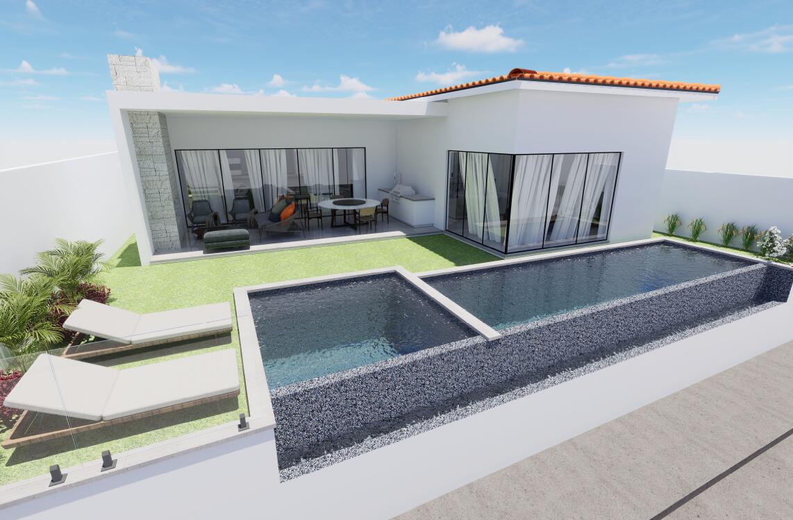Chileno Bay Copala When you enter this spacious single level floorplan you will find that it is inviting and comfortable. This home with 3 full Bedrooms and 4 Bathrooms comes with a 4th Flex Room for entertainment or can be 4th bedroom, homes to be built to the highest quality and will be ready to move in June of 2025, finishes will include beautiful granite, marble and travertine finishes. This home includes pool Our standard appliances are GE Cafe. These single level homes were well thought out and meticulously designed with every needed feature to make them not only desirable but functional. All residences are ready to enjoy the amenities that Quivira has to offer from Golf to the amazing Beach Club and Gym. floorplan is of actual home for sale, for sale