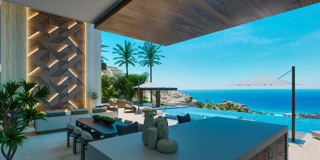 Chileno Bay Section 1- Las Colinas A striking contemporary estate set atop the coveted Colinas hillside in Querencia, this new construction residence captures sweeping – Querencia Colinas 75, San Jose Corridor, San Jose Corridor, BS